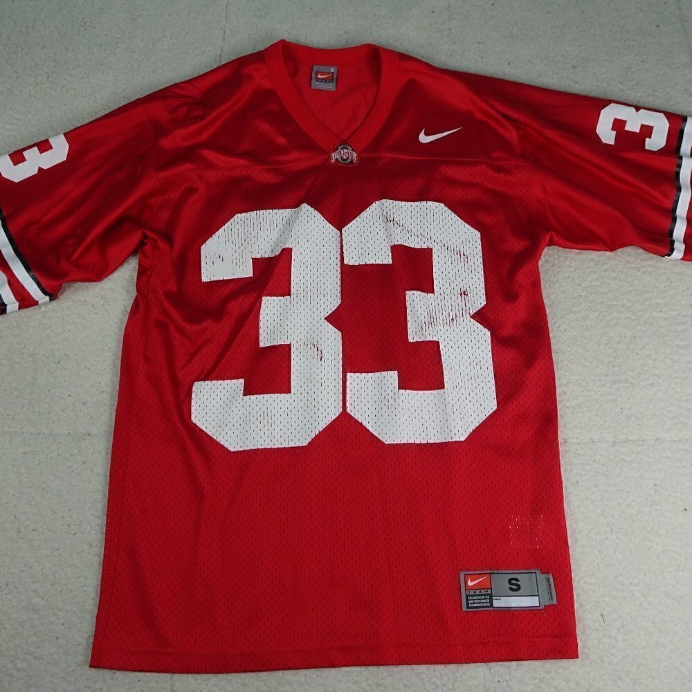 NCAA Ohio State #33 Distressed Master Teague Small